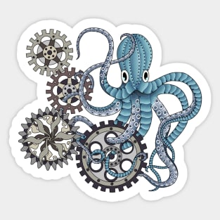 Miss. Octopus Sticker